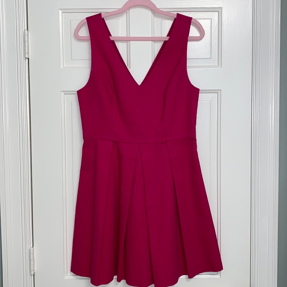 Joie Dress in Pink, Magenta Size L